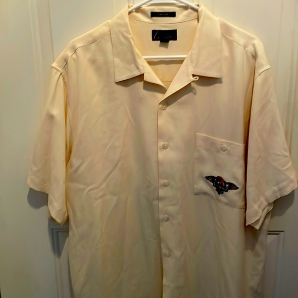 100% silk motor cycle club shirt - Picture 1 of 5
